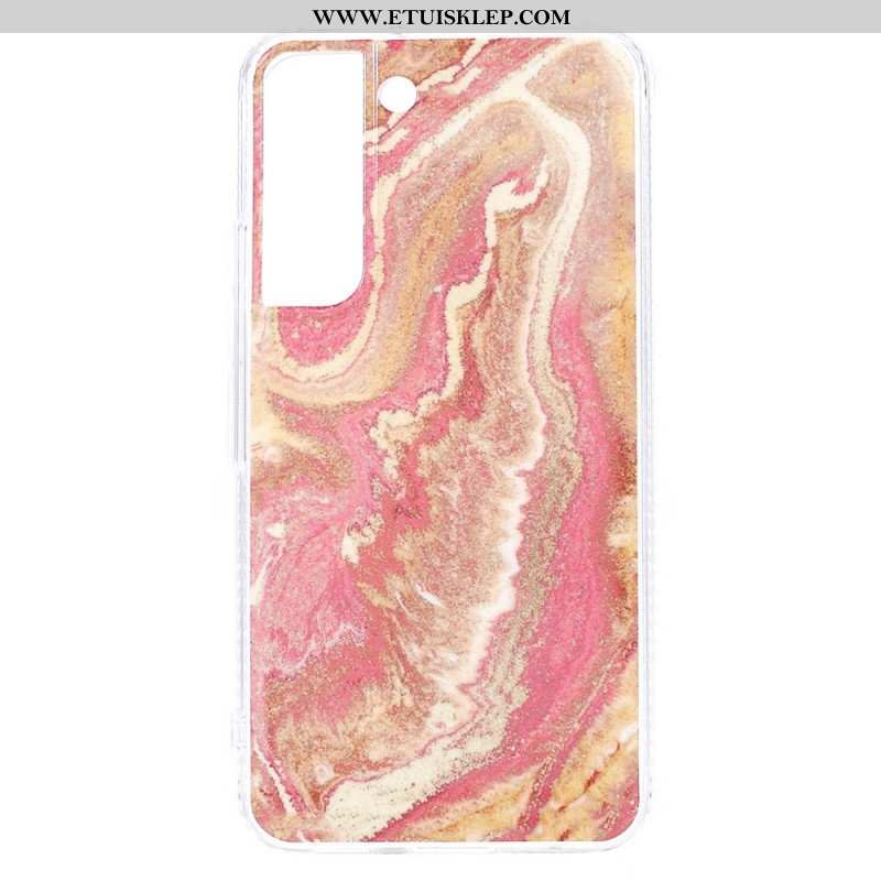 Etui do Samsung Galaxy S22 5G Błyszczący Marmur